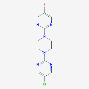 2-[4-(5-Chloropyrimidin-2-yl)piperazin-1-yl]-5-fluoropyrimidine