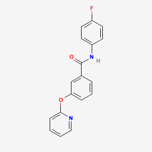 N-(4-fluorophenyl)-3-(pyridin-2-yloxy)benzamide