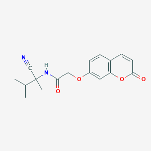 N-(1-cyano-1,2-dimethylpropyl)-2-[(2-oxo-2H-chromen-7-yl)oxy]acetamide