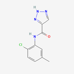 N-(2-chloro-5-methylphenyl)-1H-1,2,3-triazole-5-carboxamide