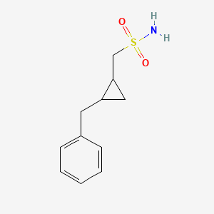molecular formula C11H15NO2S B2566121 (2-Benzylcyclopropyl)methanesulfonamide CAS No. 2243514-31-8
