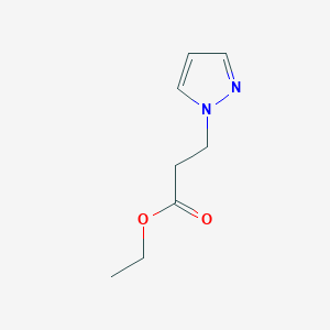 molecular formula C8H12N2O2 B2566198 ethyl 3-(1H-pyrazol-1-yl)propanoate CAS No. 853270-73-2