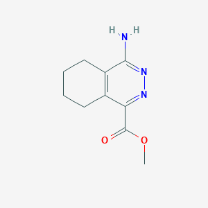 molecular formula C10H13N3O2 B2566201 methyl4-amino-5,6,7,8-tetrahydrophthalazine-1-carboxylate CAS No. 2503202-55-7