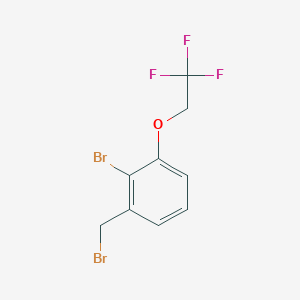 2-Bromo-1-(bromomethyl)-3-(2,2,2-trifluoroethoxy)benzene
