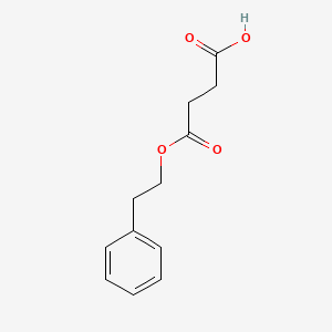 molecular formula C12H14O4 B2566370 4-Oxo-4-(phenethyloxy)butanoic acid CAS No. 153824-41-0