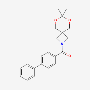 [1,1'-Biphenyl]-4-yl(7,7-dimethyl-6,8-dioxa-2-azaspiro[3.5]nonan-2-yl)methanone