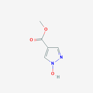 molecular formula C5H6N2O3 B025665 Methyl 1-hydroxypyrazole-4-carboxylate CAS No. 108435-77-4