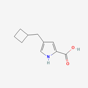 4-(Cyclobutylmethyl)-1H-pyrrole-2-carboxylic acid