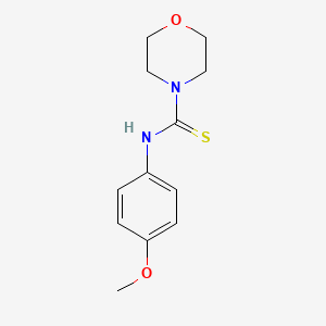 molecular formula C12H16N2O2S B2566628 N-(4-methoxyphenyl)morpholine-4-carbothioamide CAS No. 85557-18-2