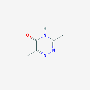 molecular formula C5H7N3O B2566662 3,6-dimethyl-1,2,4-triazin-5(4H)-one CAS No. 33449-36-4