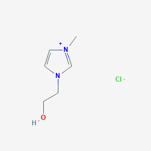 molecular formula C6H11N2O.Cl B025667 1-(2-Hydroxyethyl)-3-methylimidazolium chloride CAS No. 61755-34-8