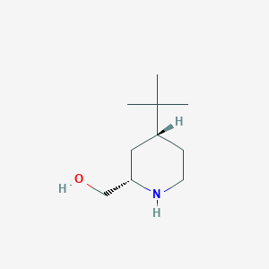 [(2S,4R)-4-Tert-butylpiperidin-2-yl]methanol