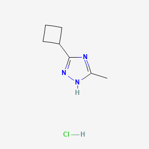 3-cyclobutyl-5-methyl-1H-1,2,4-triazole hydrochloride