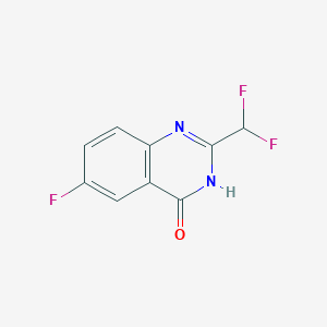 2-(Difluoromethyl)-6-fluoro-3,4-dihydroquinazolin-4-one