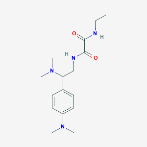 N1-(2-(dimethylamino)-2-(4-(dimethylamino)phenyl)ethyl)-N2-ethyloxalamide