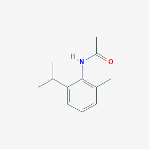 molecular formula C12H17NO B256684 N-(2-methyl-6-propan-2-ylphenyl)acetamide 