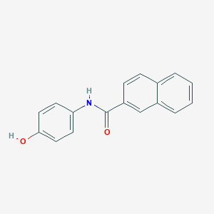molecular formula C17H13NO2 B256687 N-(4-hydroxyphenyl)naphthalene-2-carboxamide 