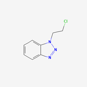 molecular formula C8H8ClN3 B2566911 1-(2-Chloroethyl)-1H-1,2,3-benzotriazole CAS No. 98546-01-1