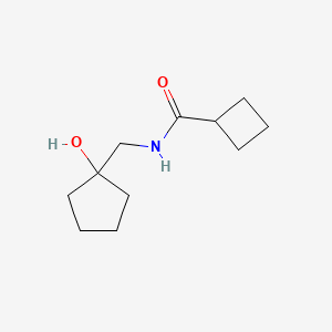 N-[(1-hydroxycyclopentyl)methyl]cyclobutanecarboxamide