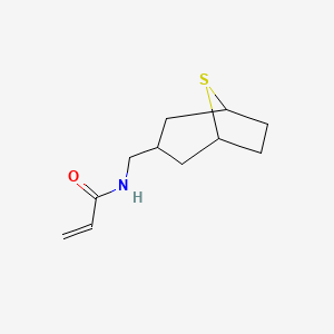 N-(8-Thiabicyclo[3.2.1]octan-3-ylmethyl)prop-2-enamide