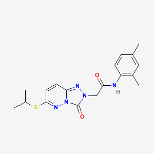 N-(2,4-dimethylphenyl)-2-[6-(isopropylthio)-3-oxo[1,2,4]triazolo[4,3-b]pyridazin-2(3H)-yl]acetamide