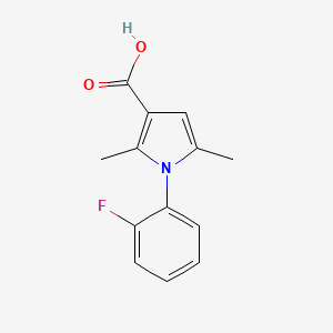 1-(2-fluorophenyl)-2,5-dimethyl-1H-pyrrole-3-carboxylic acid