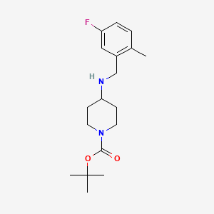 tert-Butyl 4-(5-fluoro-2-methylbenzylamino)piperidine-1-carboxylate