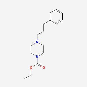 molecular formula C16H24N2O2 B2567264 Ethyl 4-(3-phenylpropyl)piperazine-1-carboxylate CAS No. 59698-38-3