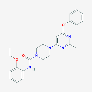 B2567339 N-(2-ethoxyphenyl)-4-(2-methyl-6-phenoxypyrimidin-4-yl)piperazine-1-carboxamide CAS No. 946325-22-0