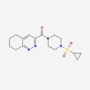 (4-Cyclopropylsulfonylpiperazin-1-yl)-(5,6,7,8-tetrahydrocinnolin-3-yl)methanone