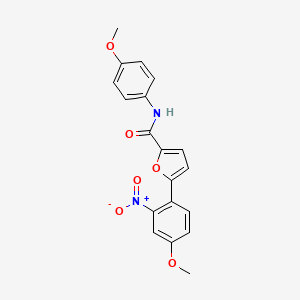 5-(4-methoxy-2-nitrophenyl)-N-(4-methoxyphenyl)furan-2-carboxamide