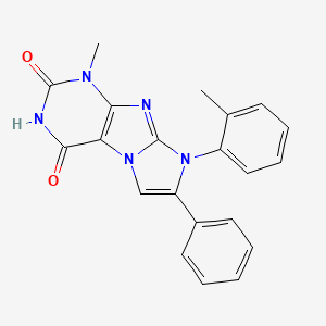 1-methyl-7-phenyl-8-(o-tolyl)-1H-imidazo[2,1-f]purine-2,4(3H,8H)-dione