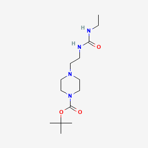 Tert-butyl 4-(2-(3-ethylureido)ethyl)piperazine-1-carboxylate