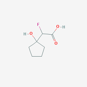 2-Fluoro-2-(1-hydroxycyclopentyl)acetic acid