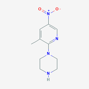 1-(3-Methyl-5-nitropyridin-2-yl)piperazine