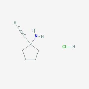 1-Ethynylcyclopentan-1-amine hydrochloride