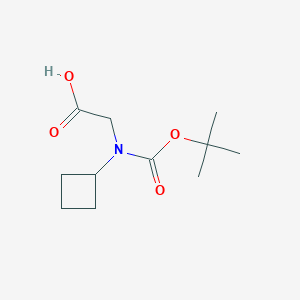 molecular formula C11H19NO4 B2567755 N-Boc-N-cyclobutyl-glycine CAS No. 1779868-81-3