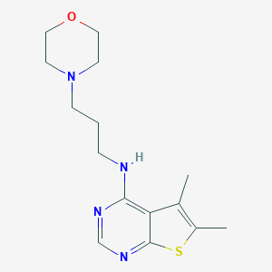 molecular formula C15H22N4OS B256785 MFCD00417283 