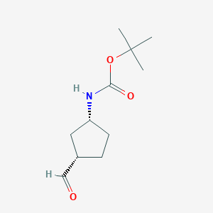 tert-Butyl ((1R,3S)-3-formylcyclopentyl)carbamate