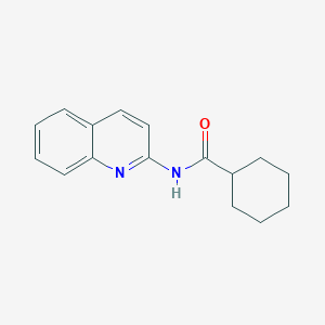 N-(2-quinolinyl)cyclohexanecarboxamide