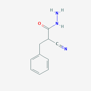 2-Cyano-3-phenylpropanehydrazide