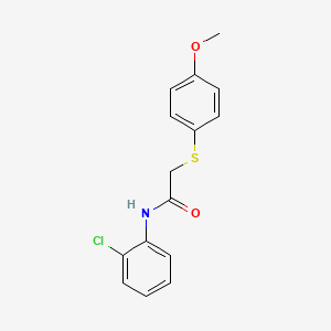 N-(2-chlorophenyl)-2-[(4-methoxyphenyl)sulfanyl]acetamide