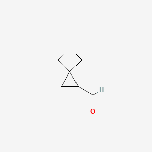 molecular formula C7H10O B2567961 Spiro[2.3]hexane-2-carbaldehyde CAS No. 1785532-62-8