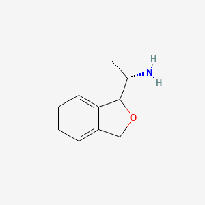 molecular formula C10H13NO B2567991 (1S)-1-(1,3-Dihydro-2-benzofuran-1-yl)ethanamine CAS No. 2248216-51-3