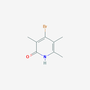 molecular formula C8H10BrNO B2567994 3,5,6-Trimethyl-4-bromopyridine-2(1H)-one CAS No. 121767-78-0