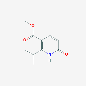 molecular formula C10H13NO3 B2568017 Methyl 2-isopropyl-6-oxo-1,6-dihydropyridine-3-carboxylate CAS No. 1707568-54-4