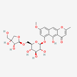molecular formula C26H30O14 B2568362 Cassiaside B CAS No. 119170-51-3