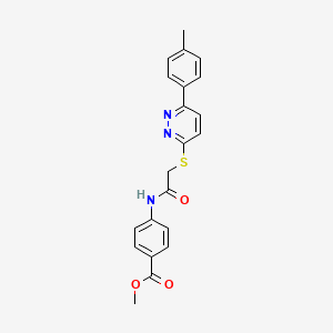 Methyl 4-(2-((6-(p-tolyl)pyridazin-3-yl)thio)acetamido)benzoate