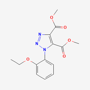 dimethyl 1-(2-ethoxyphenyl)-1H-1,2,3-triazole-4,5-dicarboxylate