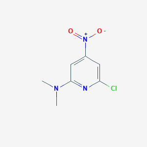 6-chloro-N,N-dimethyl-4-nitropyridin-2-amine